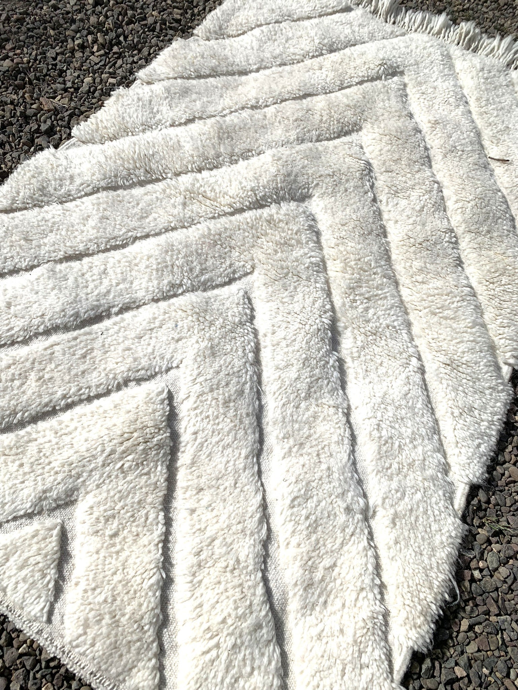 Tapis BENI OUARAIN losanges tramés