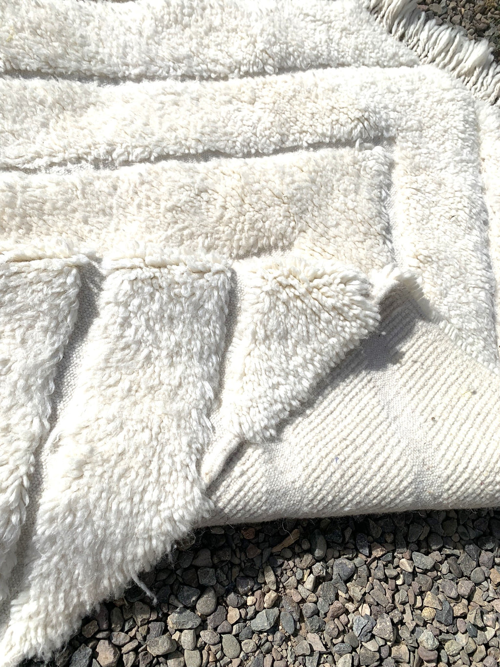 Tapis BENI OUARAIN losanges tramés