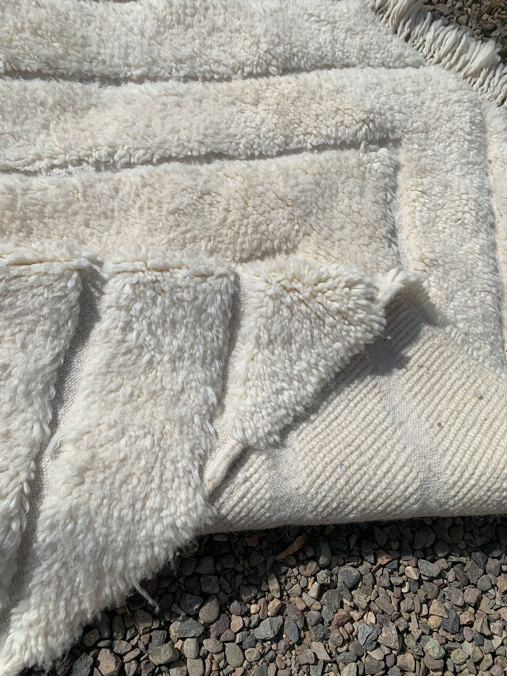 Tapis BENI OUARAIN losanges tramés