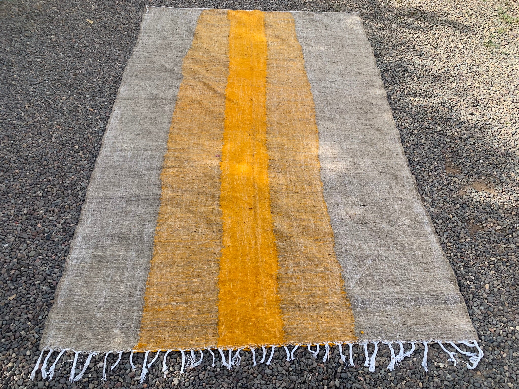 Tapis ZANAFI beige et jaune