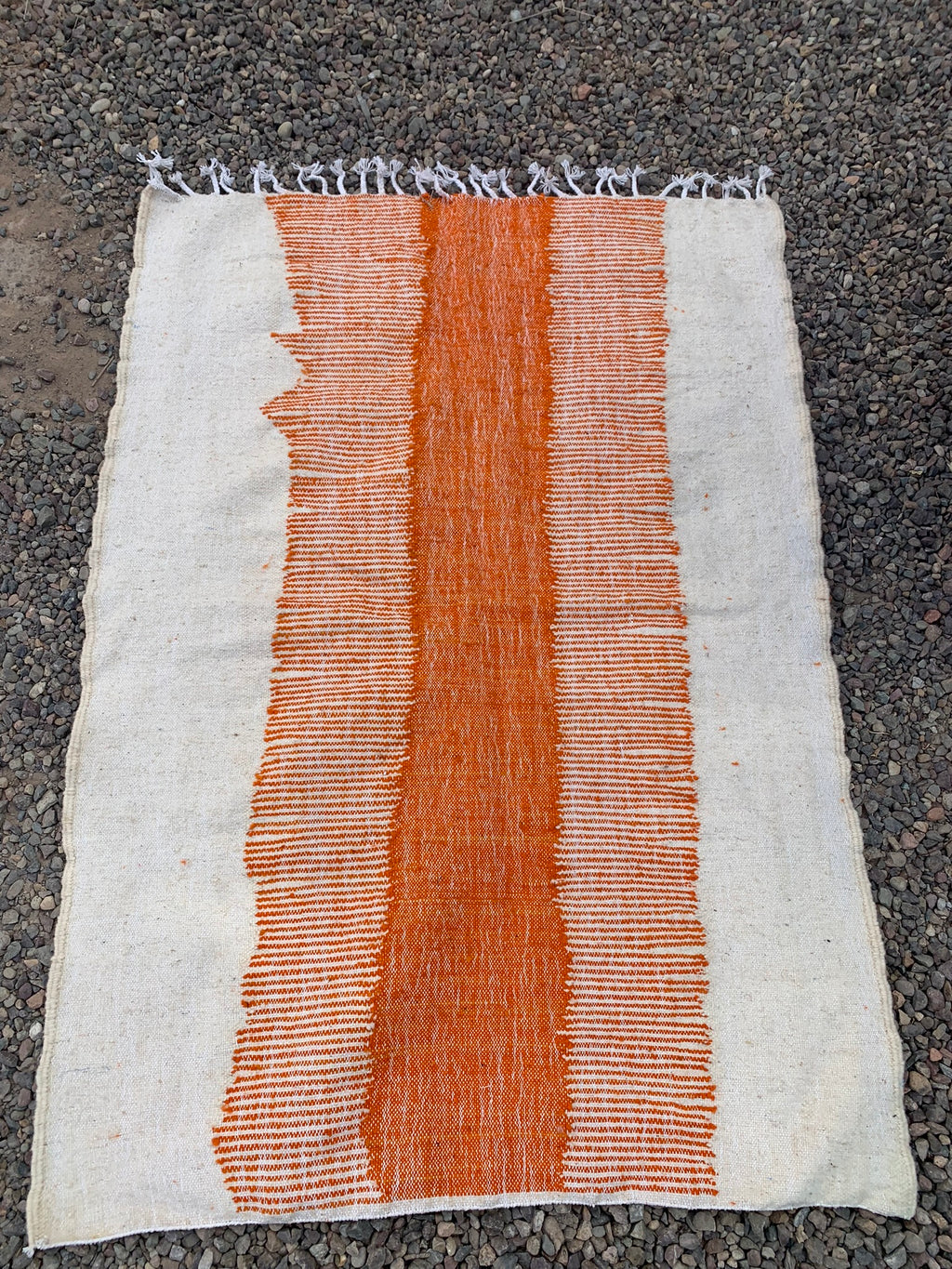 Tapis ZANAFI beige et orangé