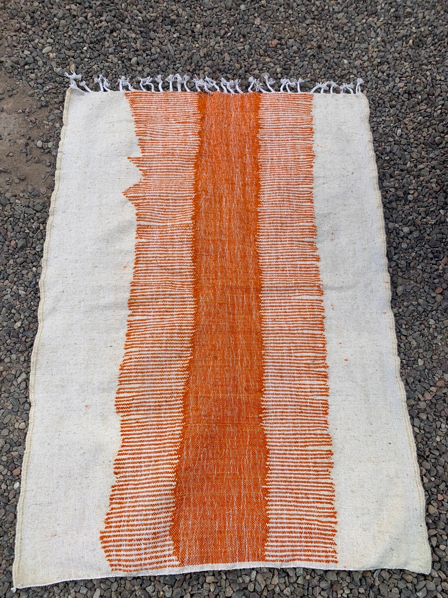 Tapis ZANAFI beige et orangé