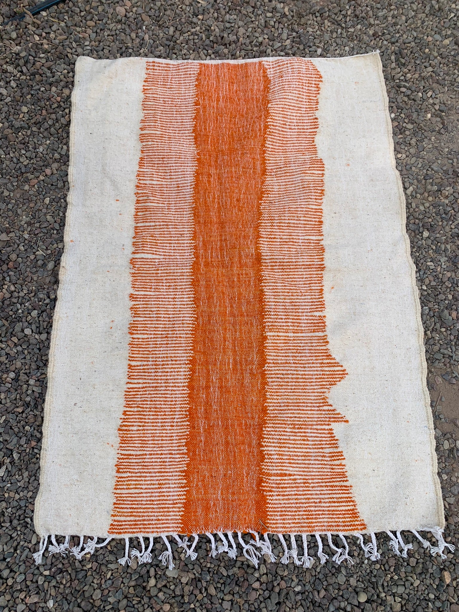 Tapis ZANAFI beige et orangé