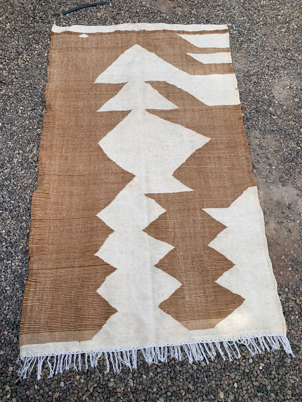 Tapis ZANAFI beige et marron