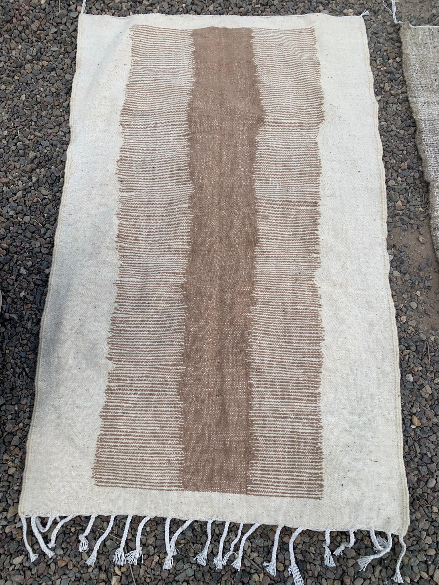 Tapis ZANAFI beige et marron