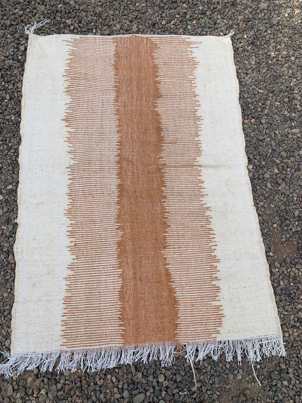Tapis ZANAFI beige et marron