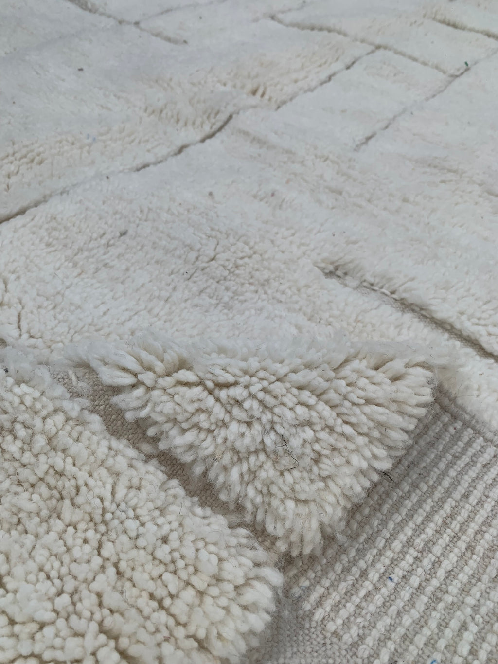 Tapis BENI OUARAIN losanges tramés