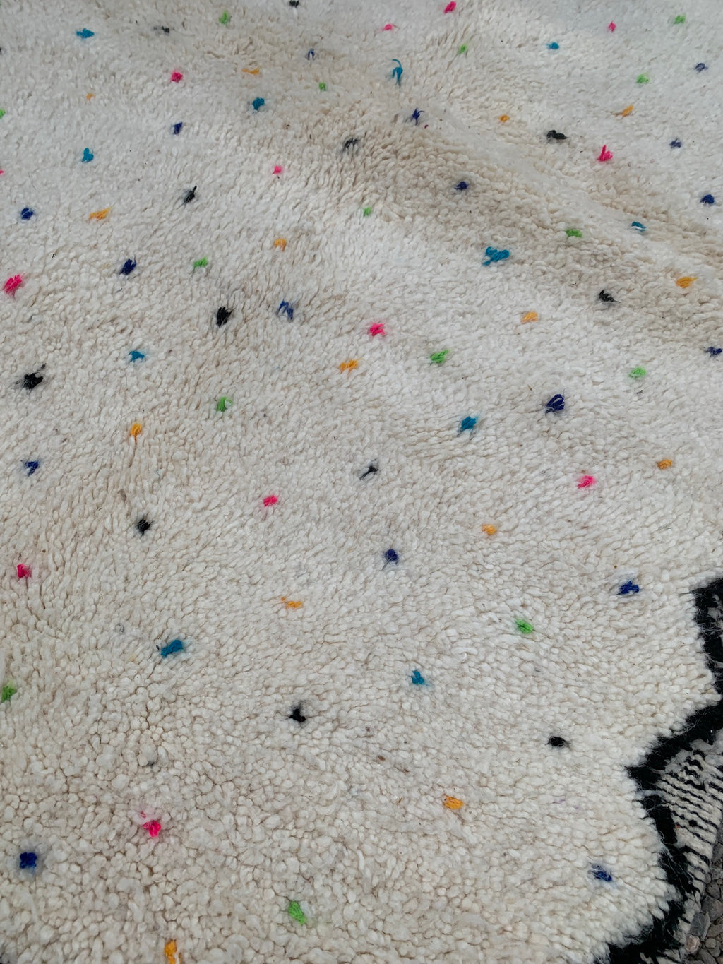 Tapis BENI OUARAIN Points Multicolores