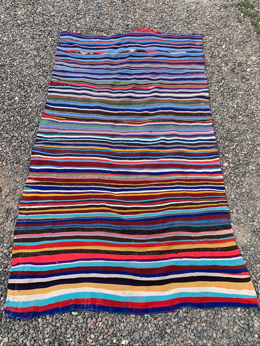 Plaid- Tapis berbère multicolore