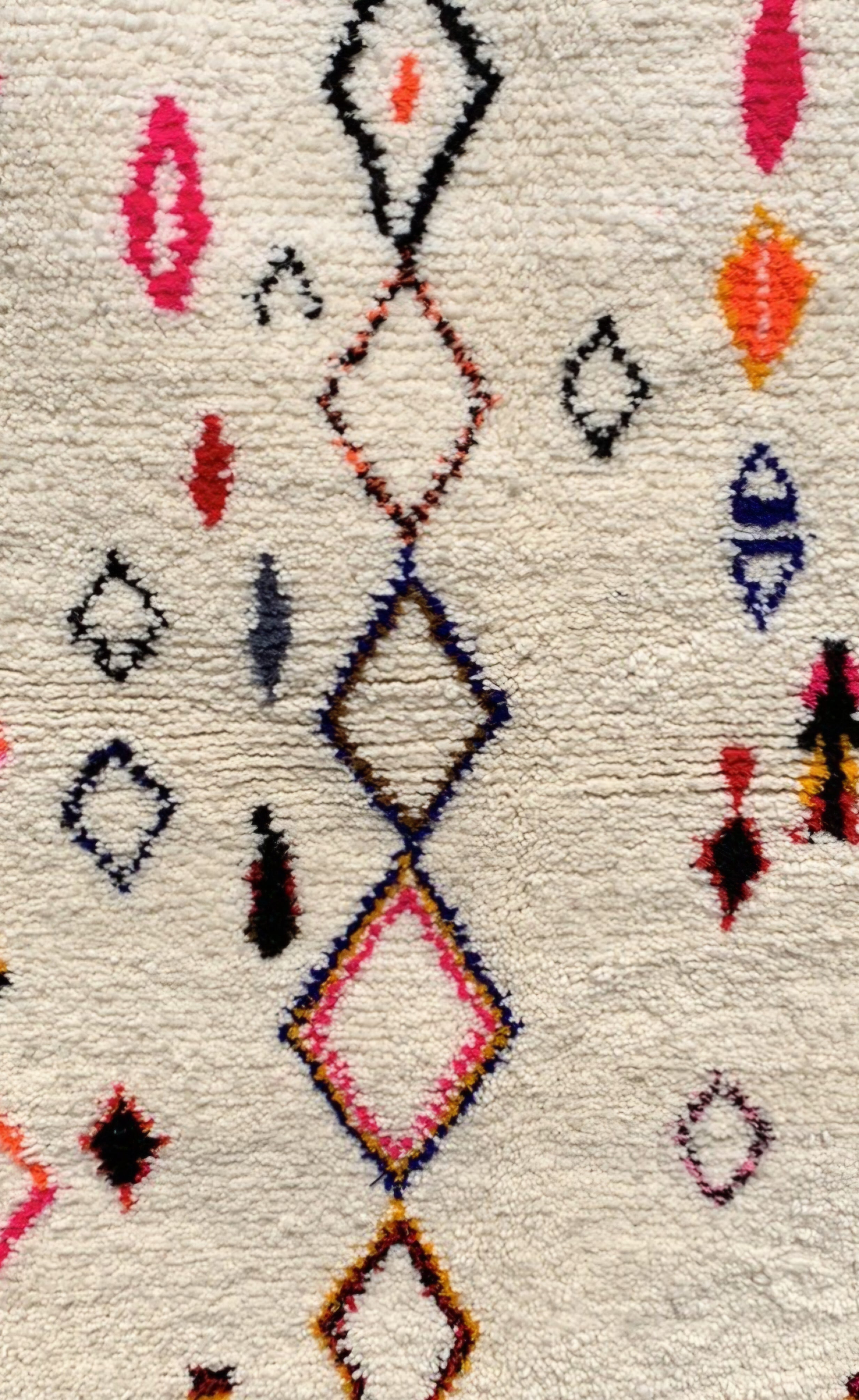 Tapis AZILAL losanges multicolores