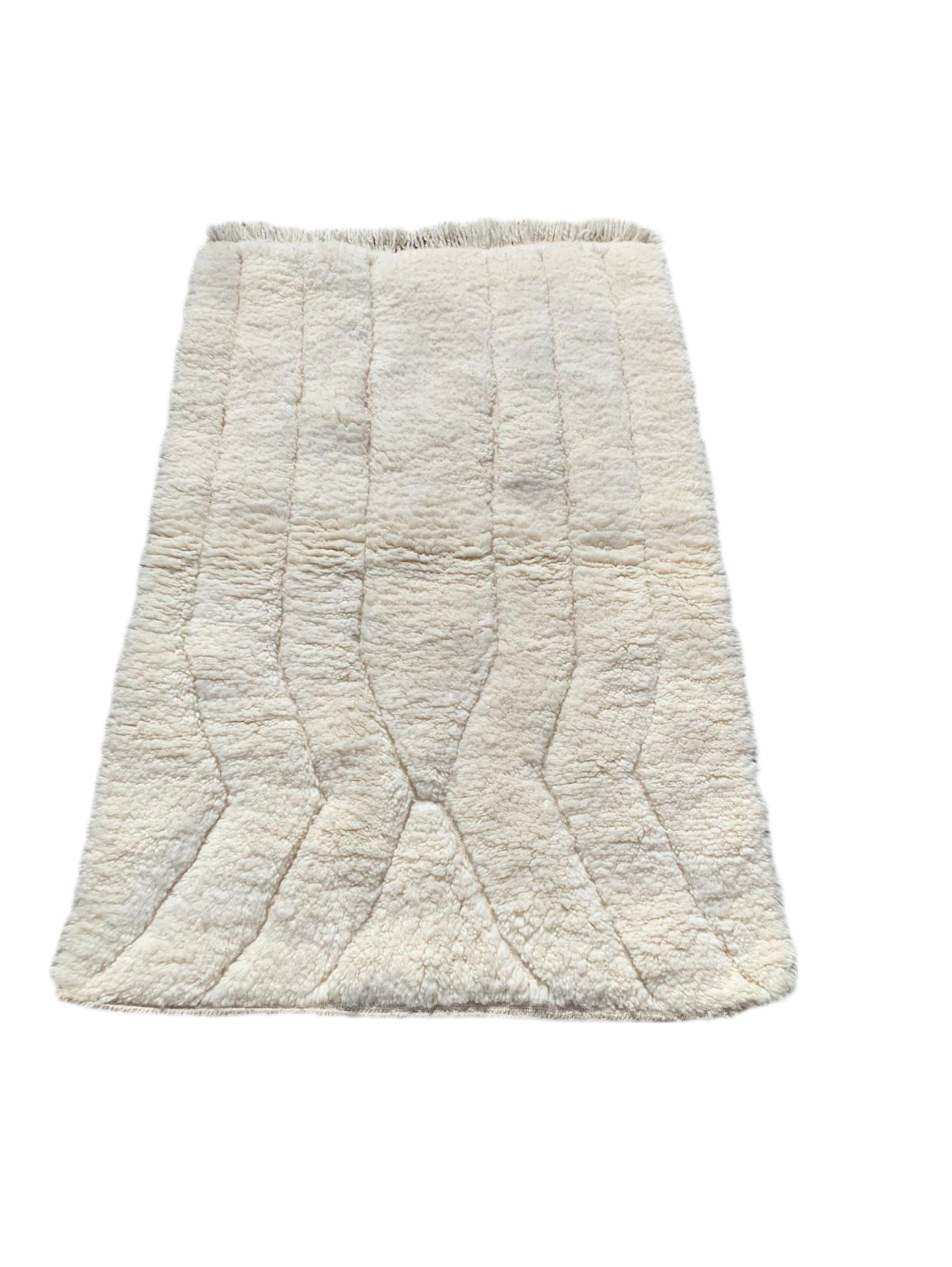 Tapis BENI OUARAIN blanc